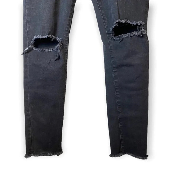 ONETEASPOON Anthro Black High Wasit  Skinny Jeans - Picture 5 of 10